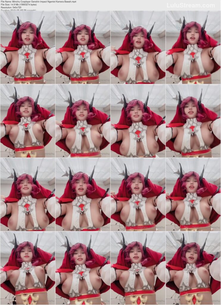 Minichu Cosplayer Genshin Impact Ngentot Kamera Bawah